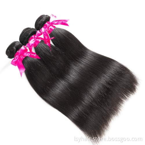 Non Remy Cheap Price Straight Hair Weave 3 Bundles With Ear to Ear Frontal,Natural Hair Extensions Xuchang Factory Hair Vendors